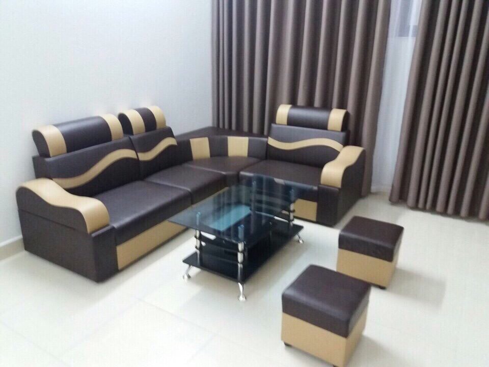 Bộ bàn ghế sofa làm bằng da